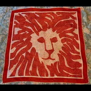 Vintage Ann Klein Lion Scarf